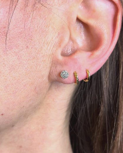 Daisy Diamond Earrings "Noëlla"