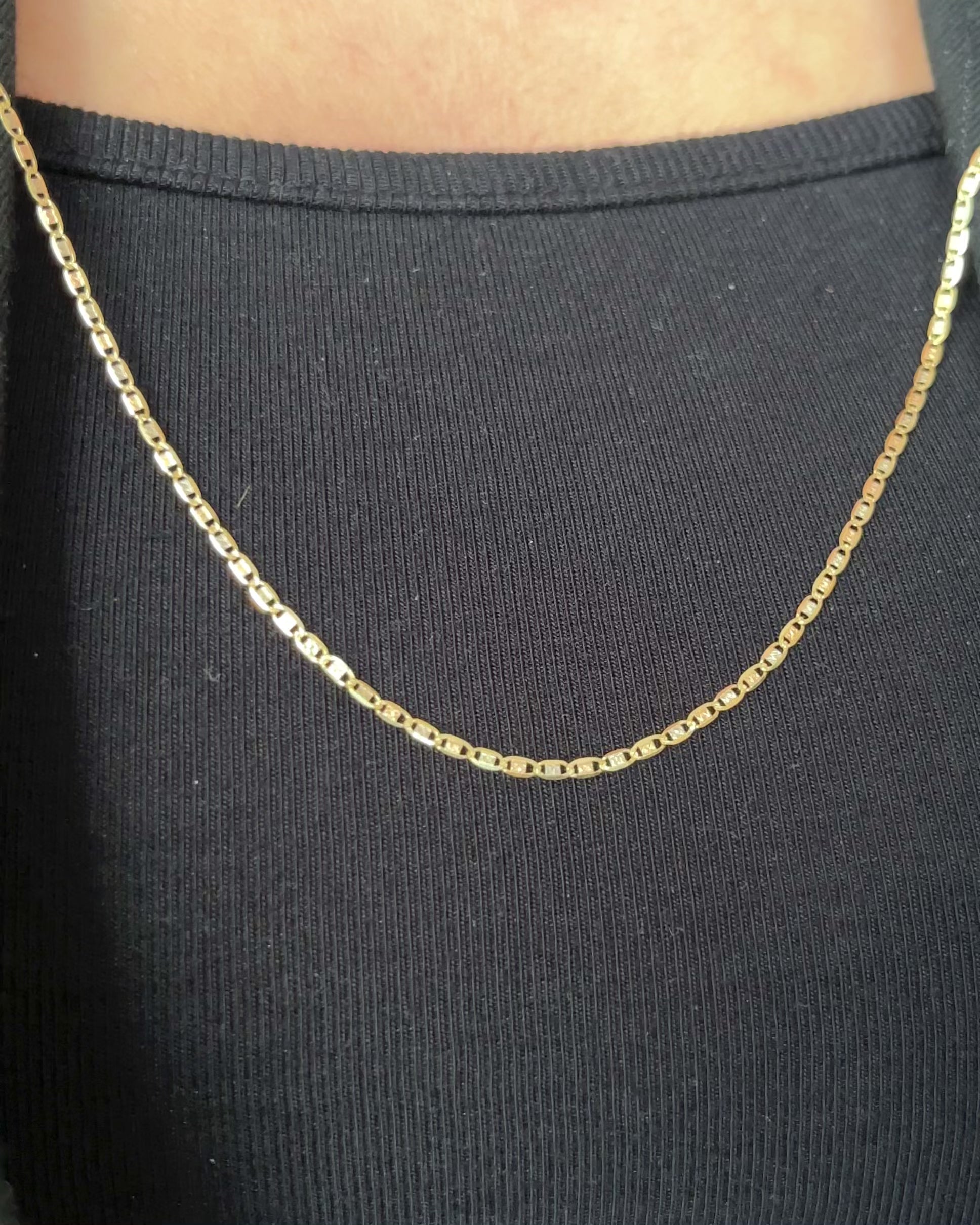 18-Carat Three Golds Chain "Aline"