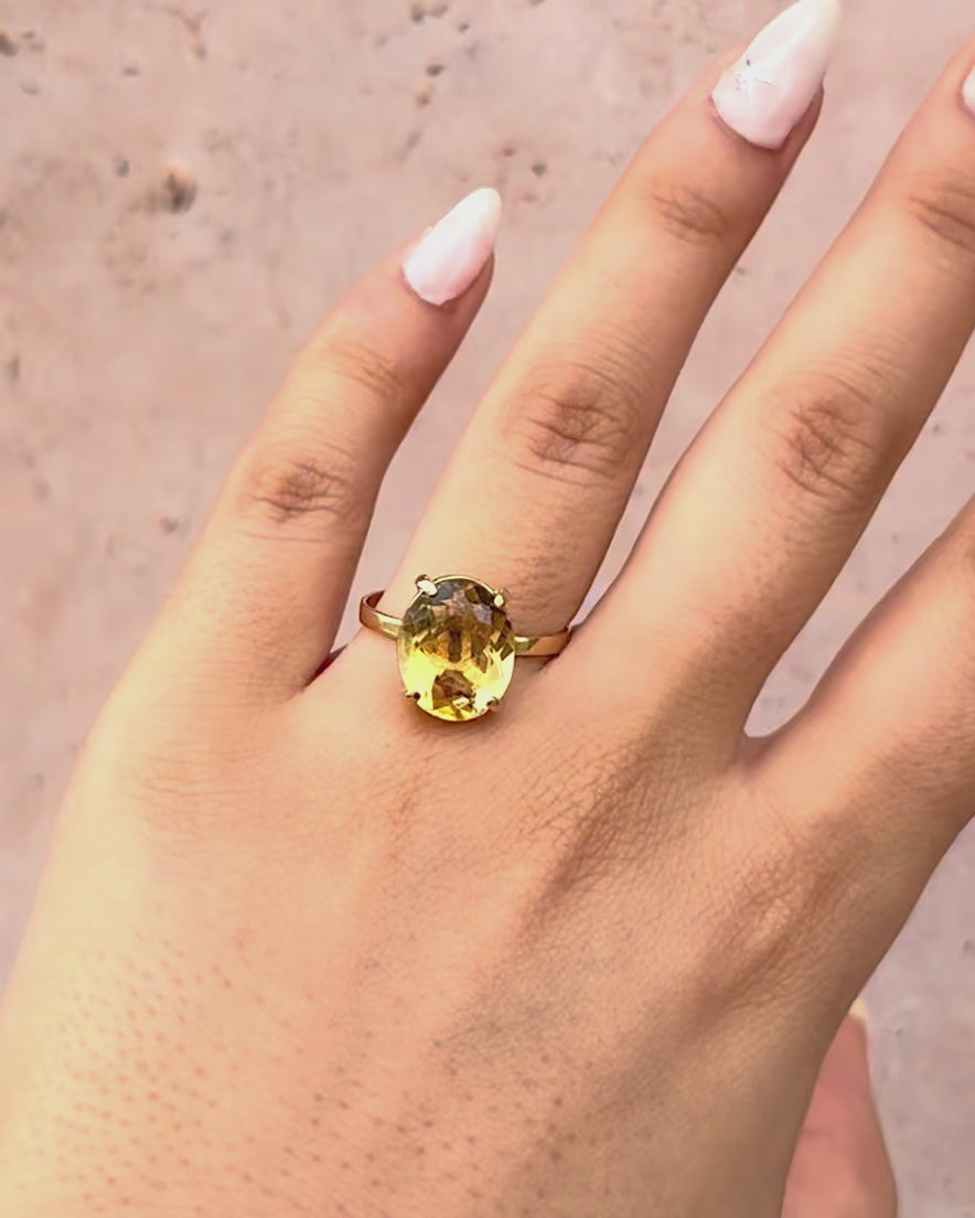Bague Cocktail Citrine 5.62 carats "Julie"