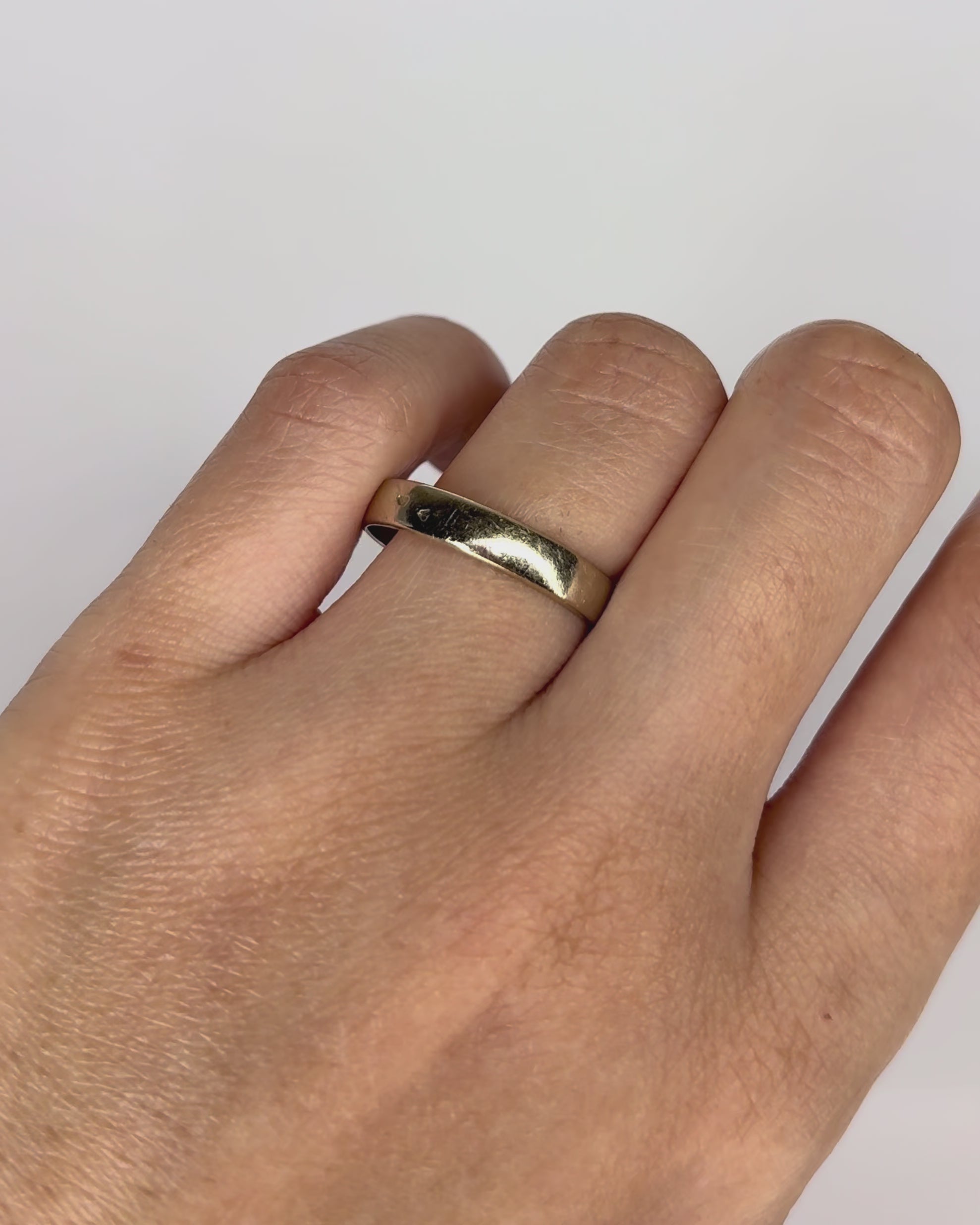 Alliance Or Gris 4 mm "Garance"