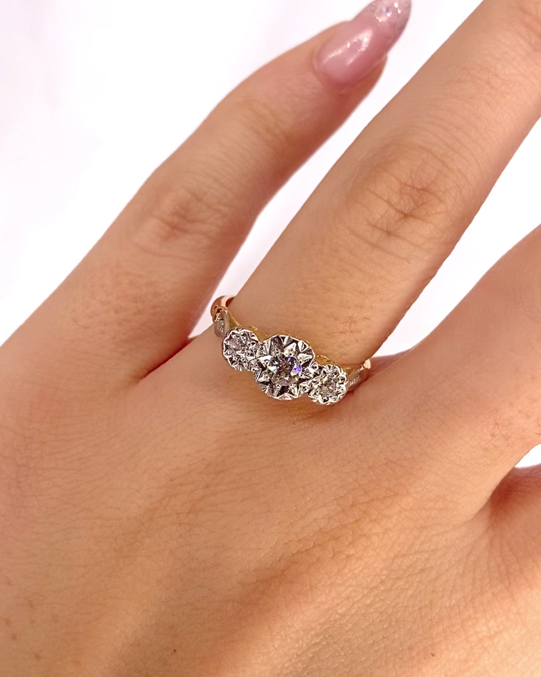 Diamond Trilogy Ring "Teresa"