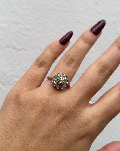 Bague Marguerite Art déco Diamants &quot;Sarah&quot;