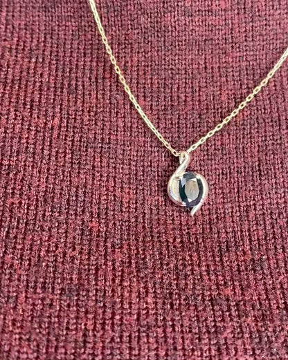 Colgante Zafiro 1 quilate "Justine"