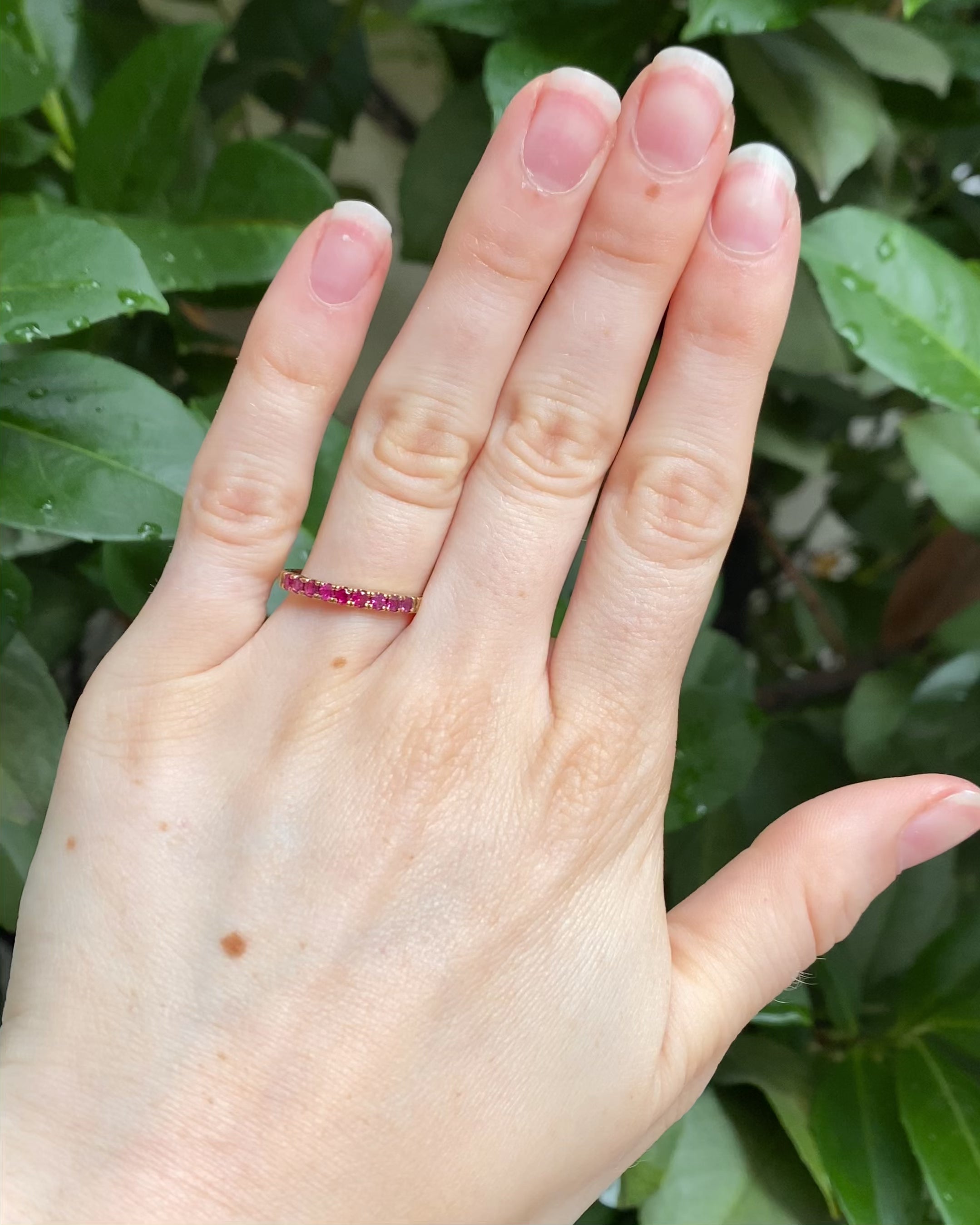 Demi Alliance Rubis 0.24 carat &quot;Rosie&quot;