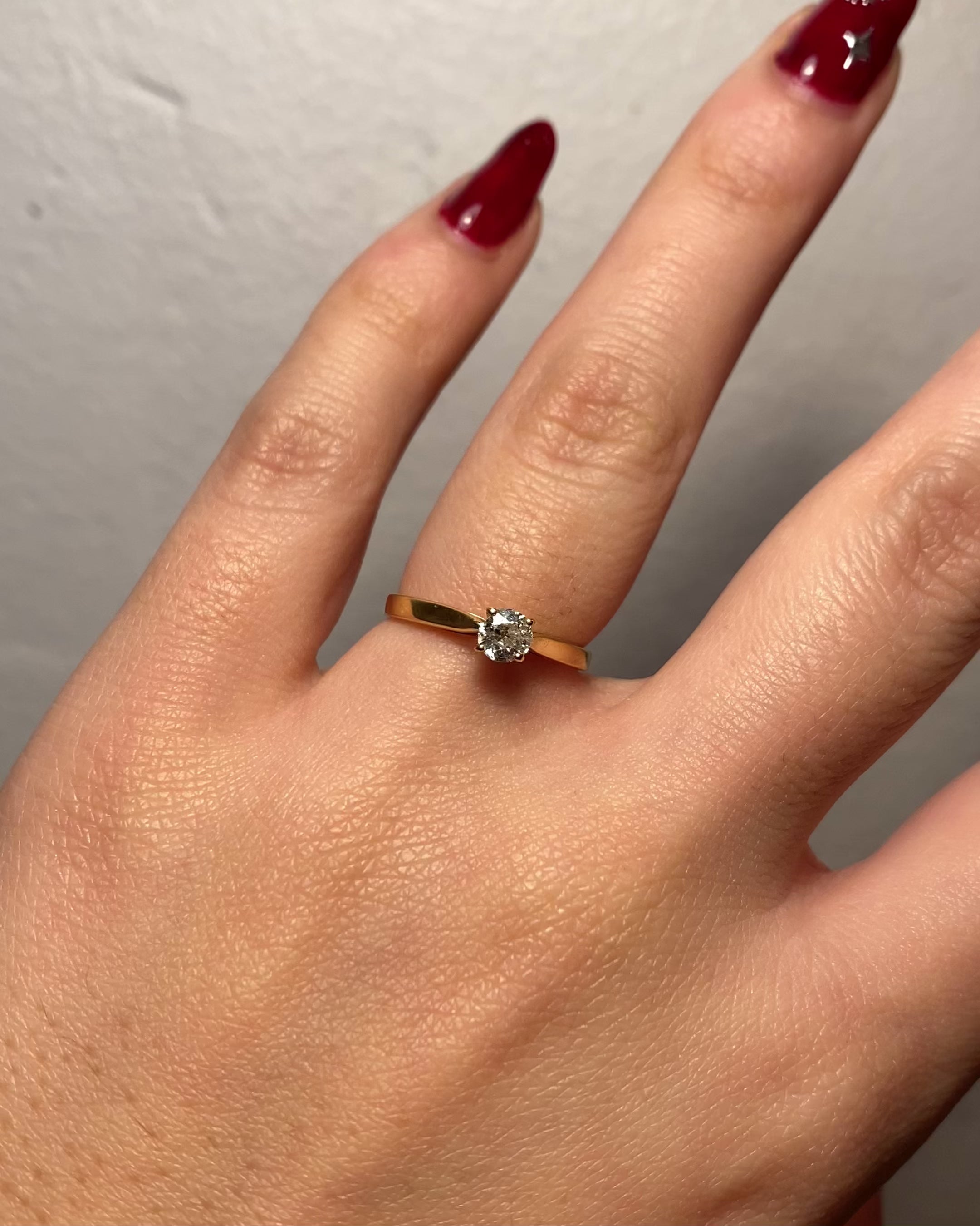 Bague Solitaire Diamant 0.25 carat "Jovana"