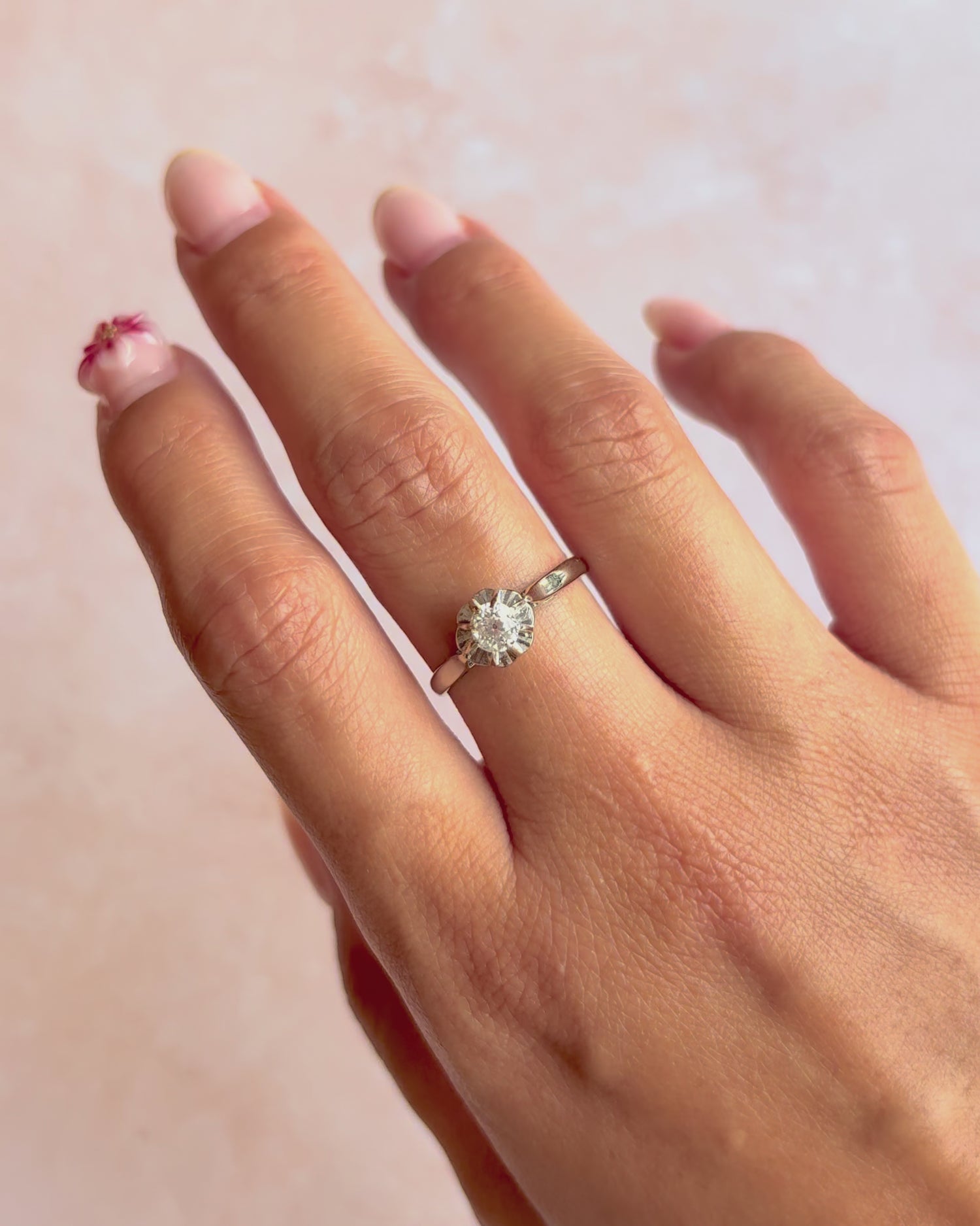 Bague Solitaire Diamant 0.33 carat "Lolita"