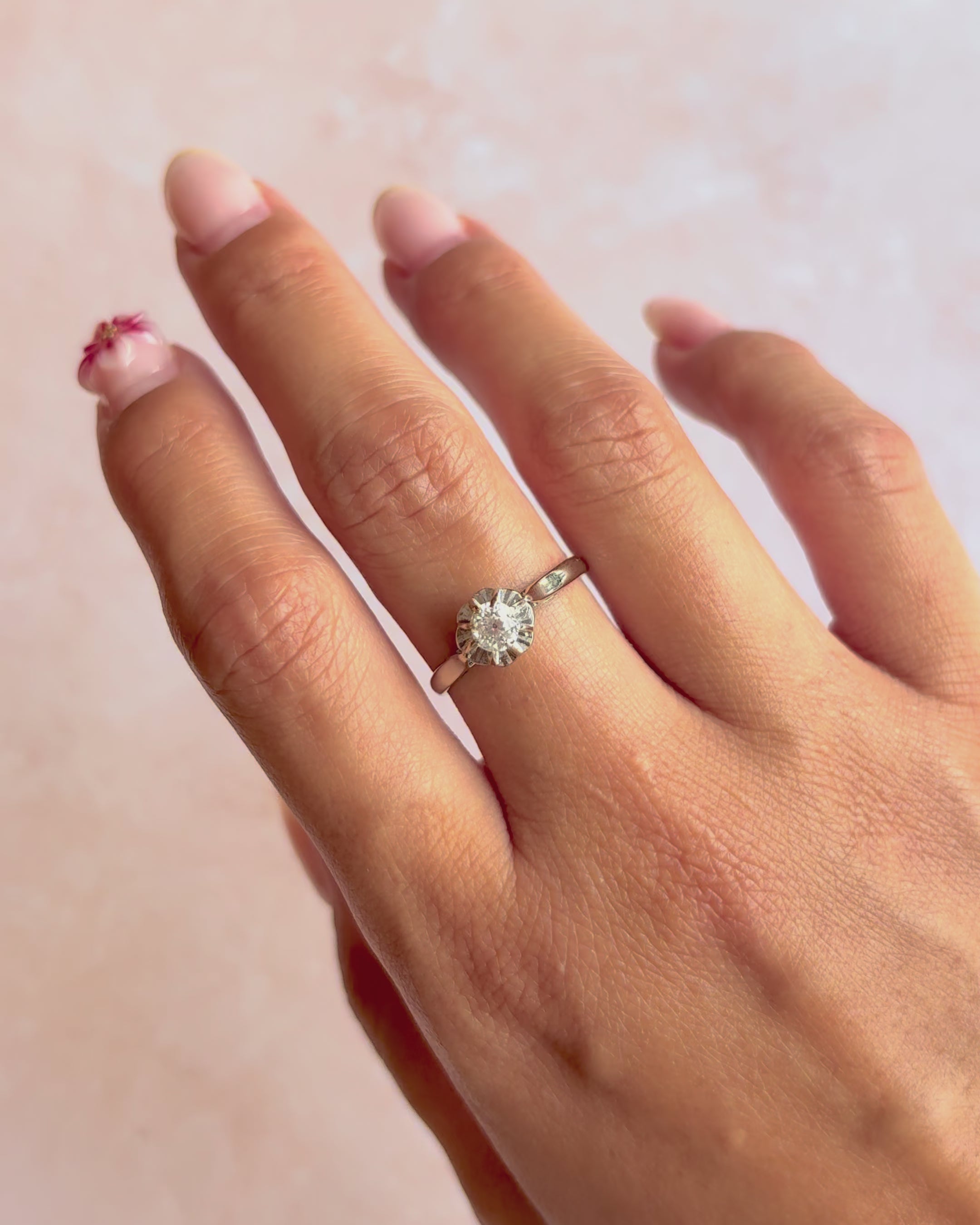 Bague Solitaire Diamant 0.33 carat "Lolita"