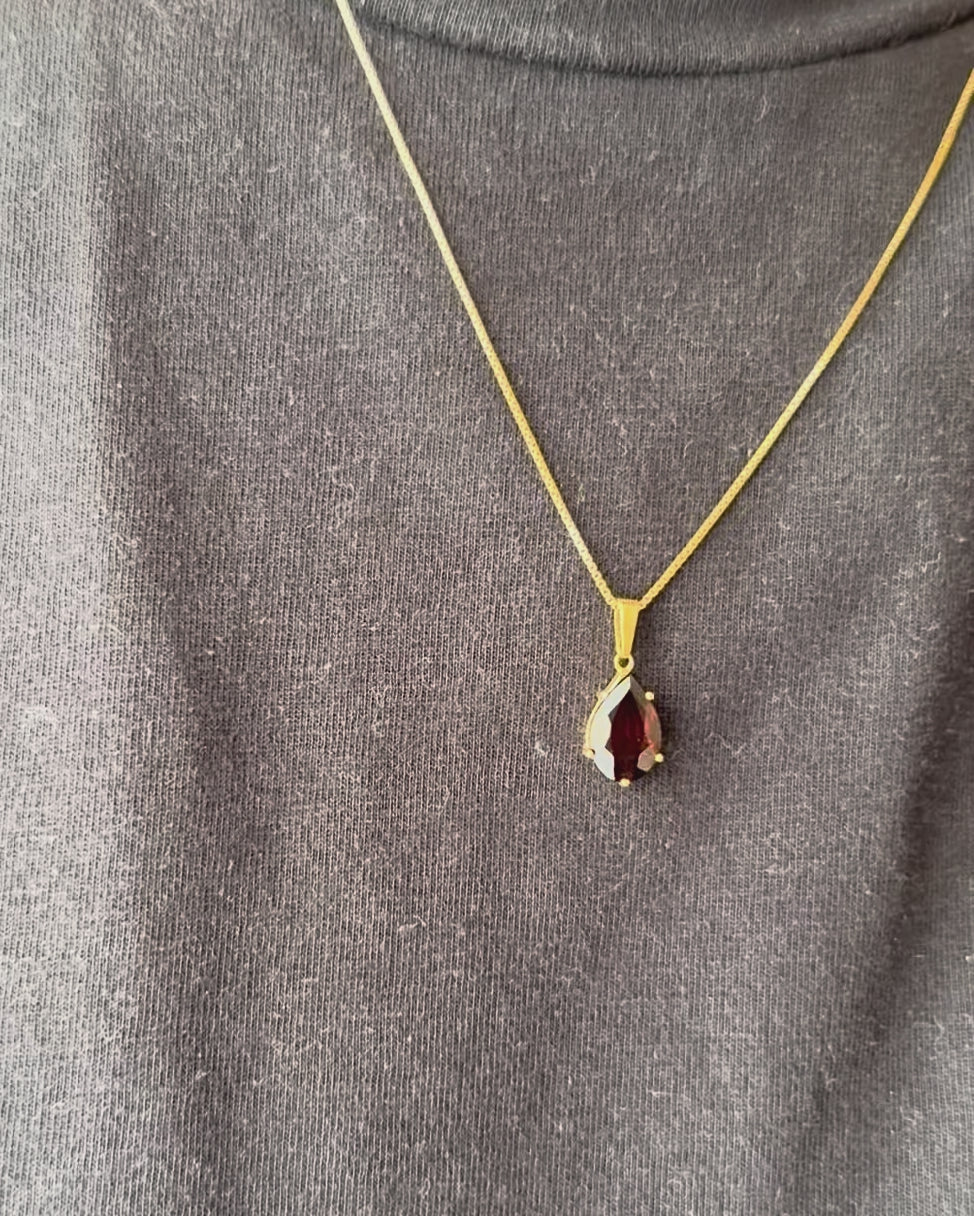 Pendentif Grenat 3.35 carats "Pablo"