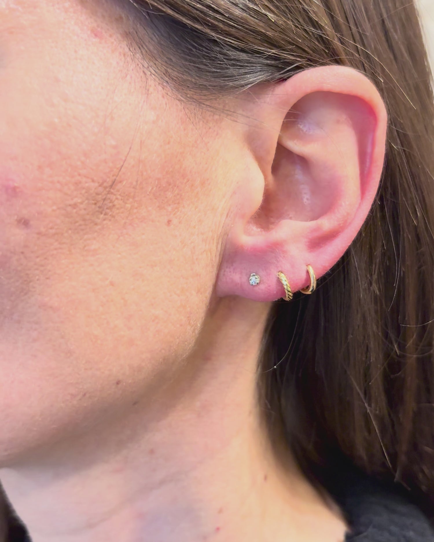 Diamond Stud Earrings "Allya"