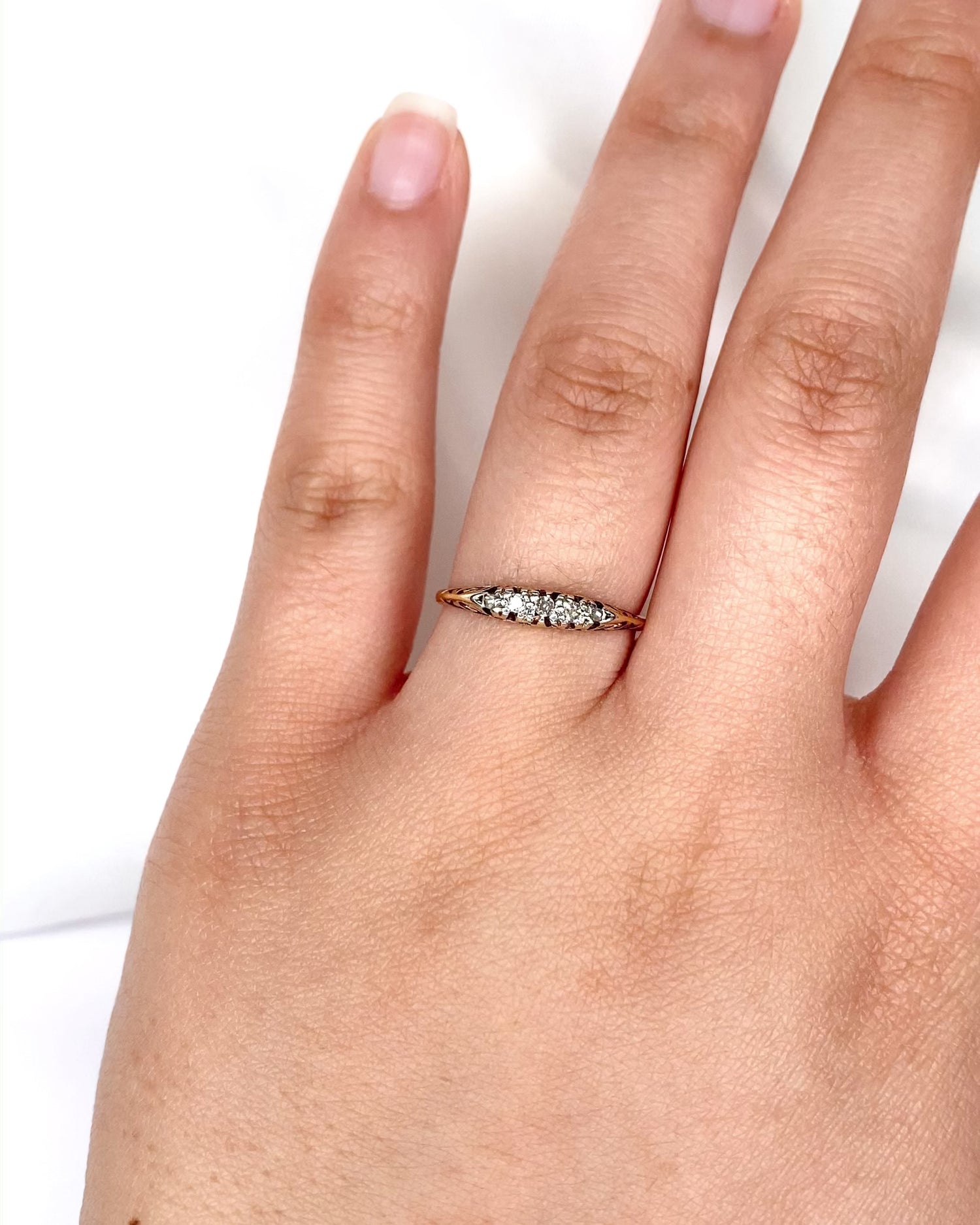 Bague Rivière Diamants "Adrienne"