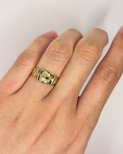 Bague Bandeau Or Jaune "Emilie"