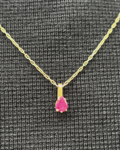 Pendentif Rubis 0.55 carat &quot;Roxanne&quot;