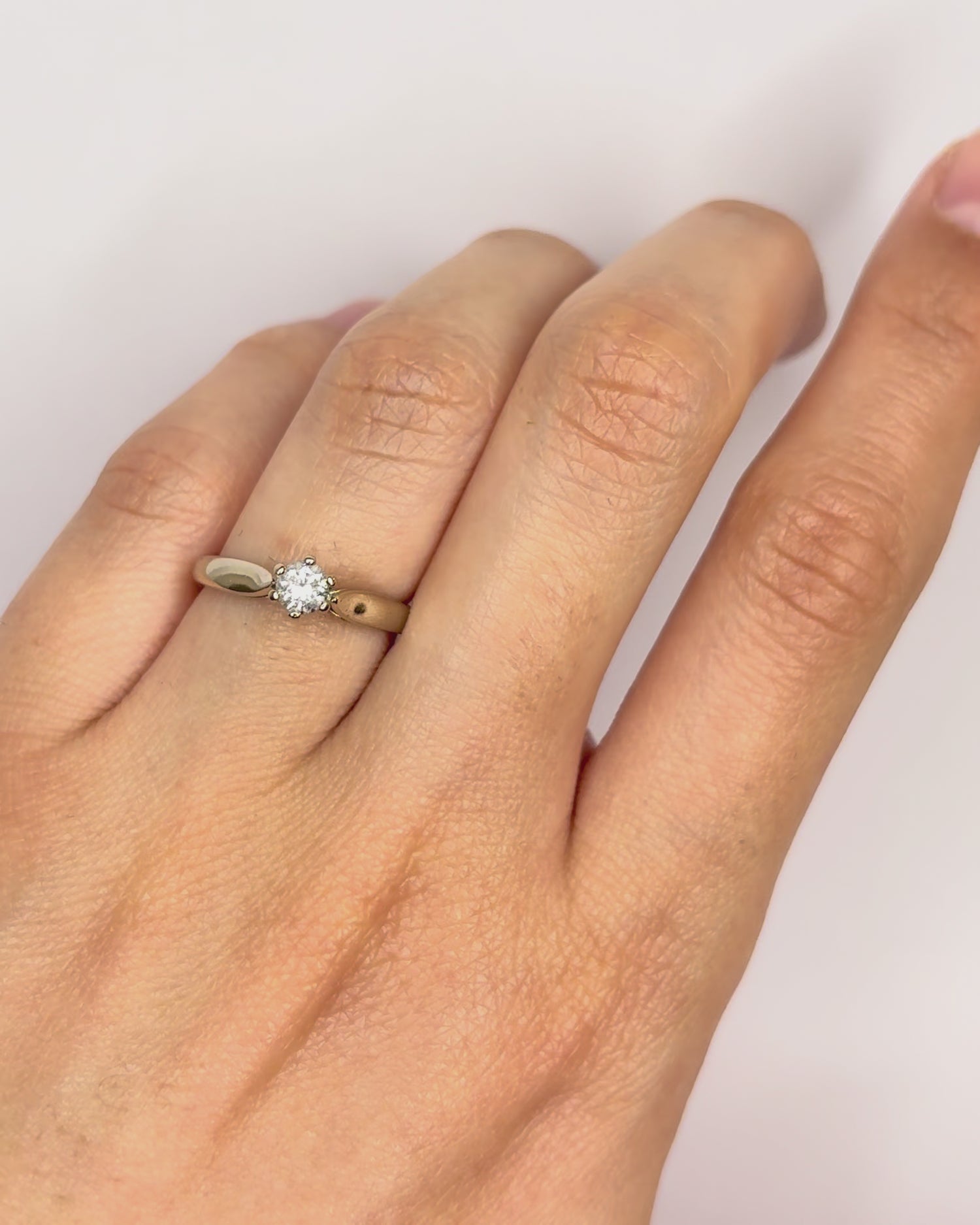 Bague Solitaire Diamant 0.25 carat "Laurie"