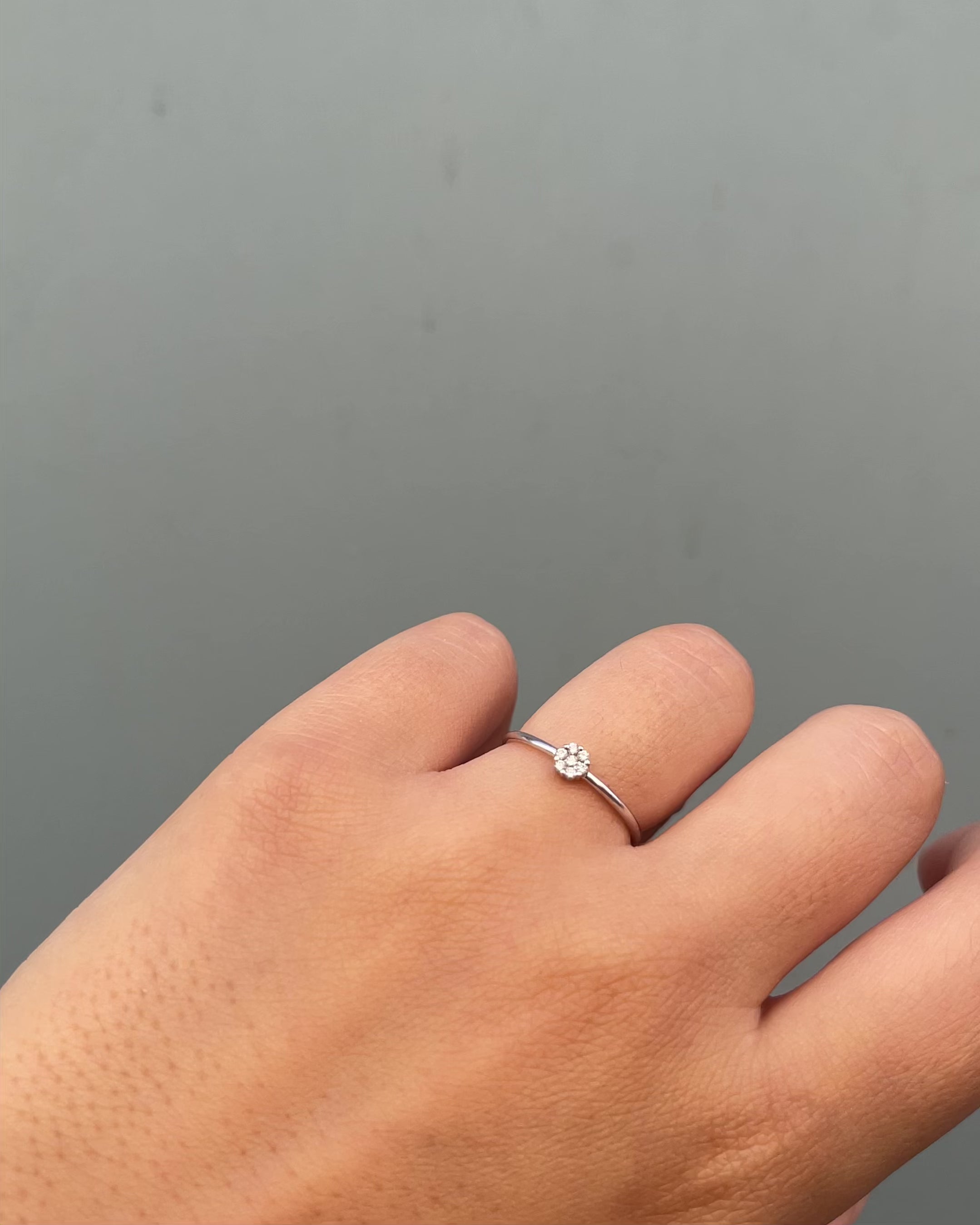 Anillo Diamantes 0.07 quilate "Milia"
