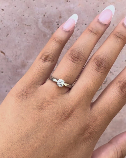 Bague Solitaire Diamant 0.65 carat "Flavie"