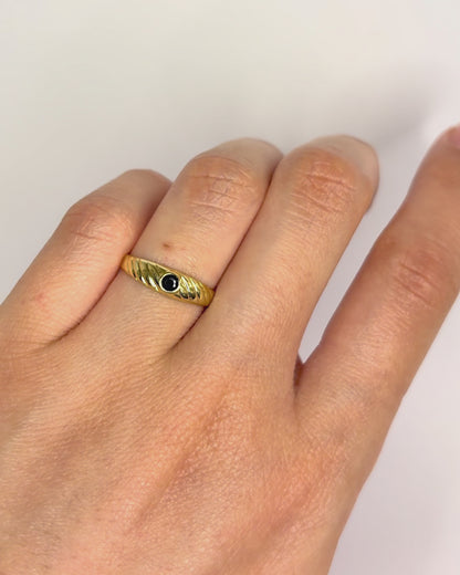 Bague Jonc Saphir "Charlotte"