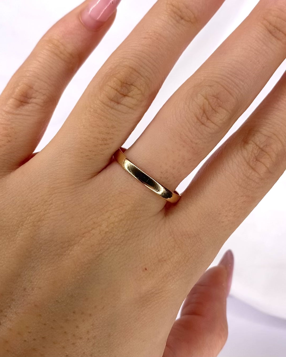 18-Carat Yellow Gold Alliance 3 mm "Louis"