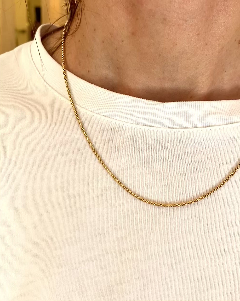 18-Carat Yellow Gold Chain "Lauranne"