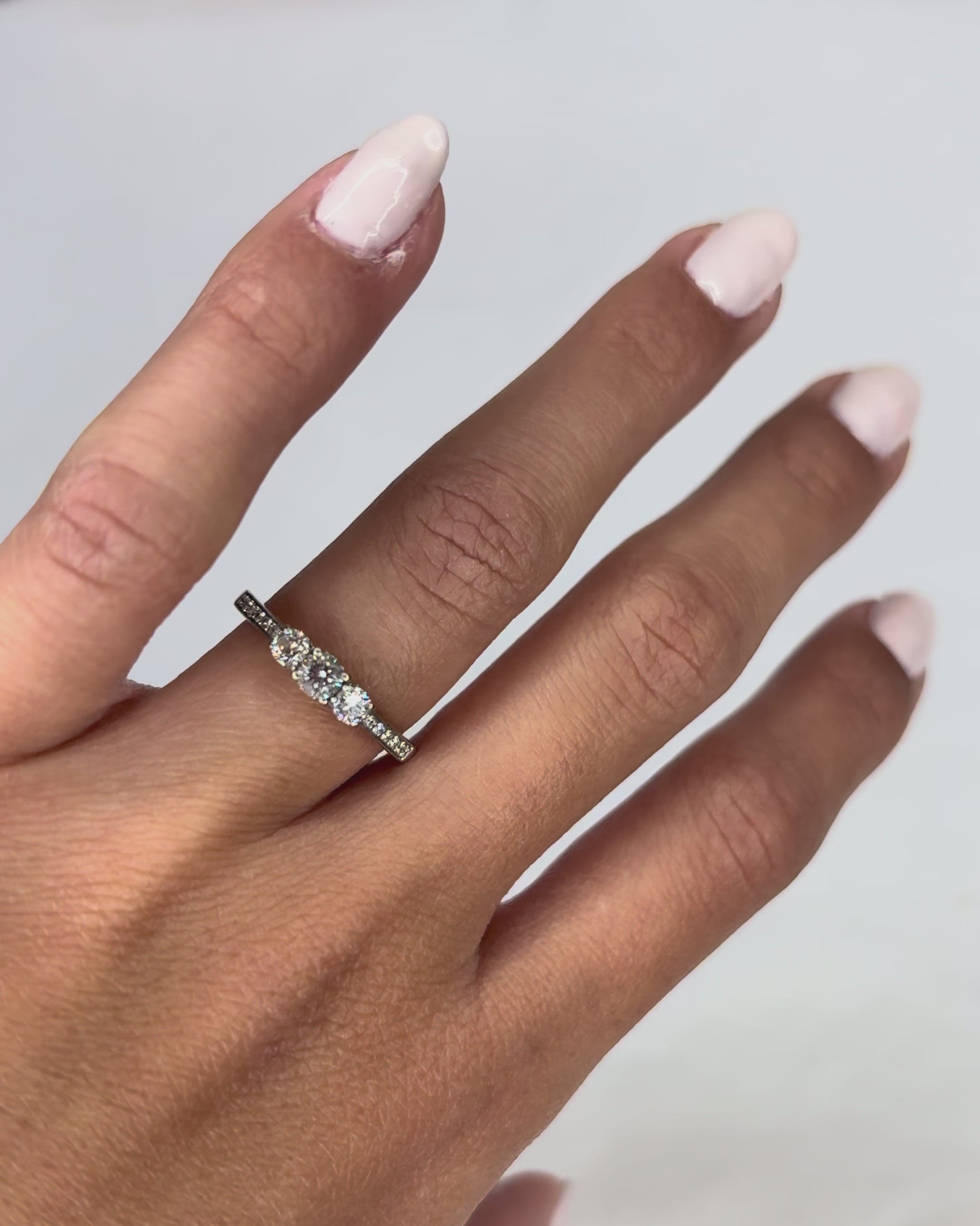 Bague Trilogie Diamants "Inaya"