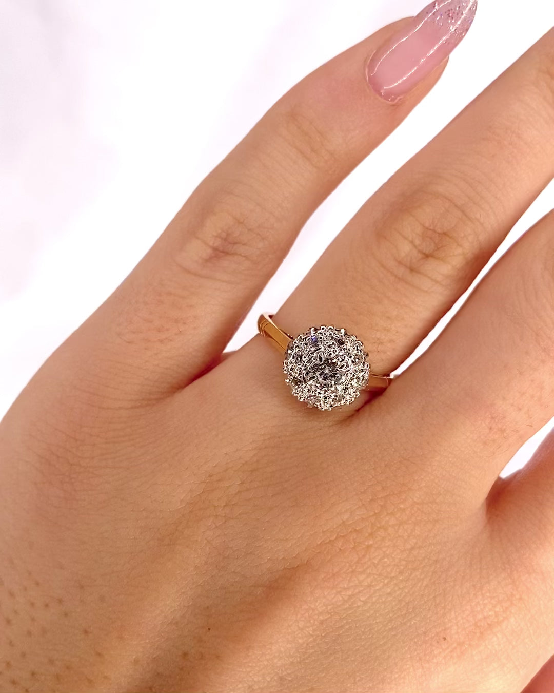 Bague Marguerite Diamants 0.36 carat "Aveline"