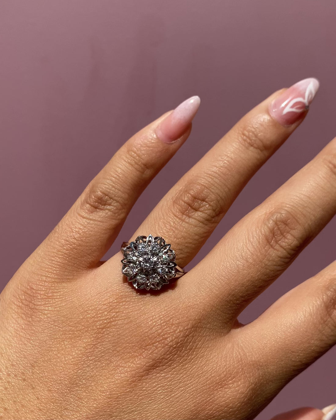 Bague Marguerite Diamants 0.50 carat &quot;Apolline&quot;