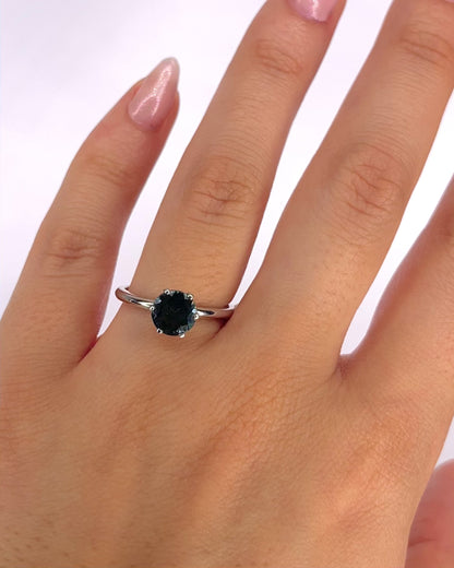 Bague Solitaire Topaze 1.70 carat "Charlie"
