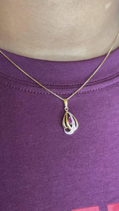 Pendentif Rubis &quot;Alexa&quot;