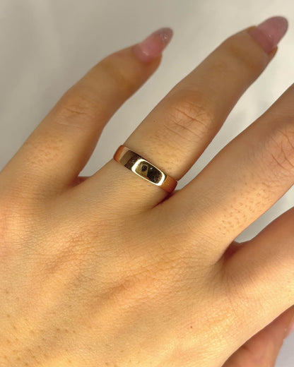 Alliance Or Jaune Cuivré "Edgar"