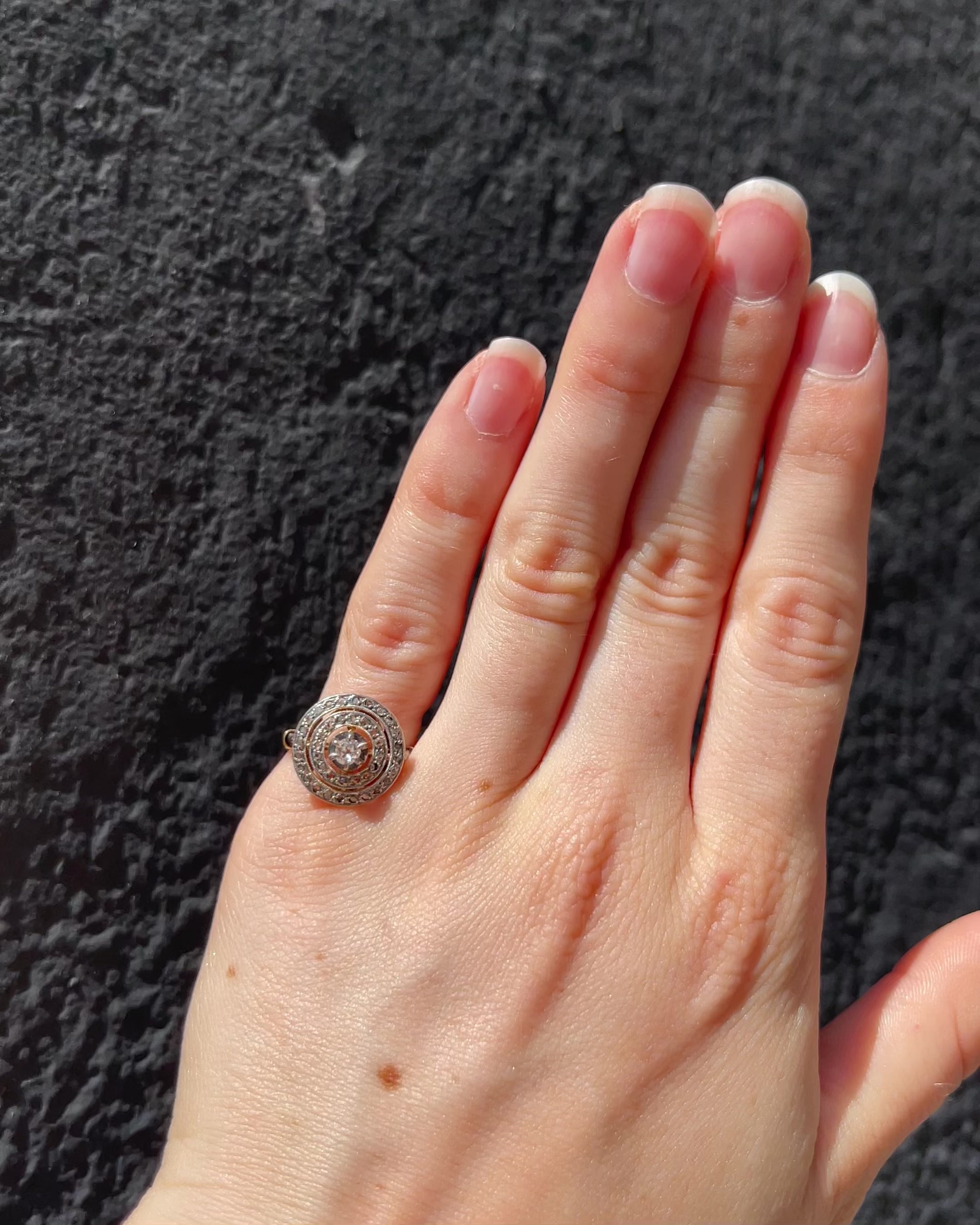 Bague Art -déco 41 Diamants &quot;Raylee&quot;