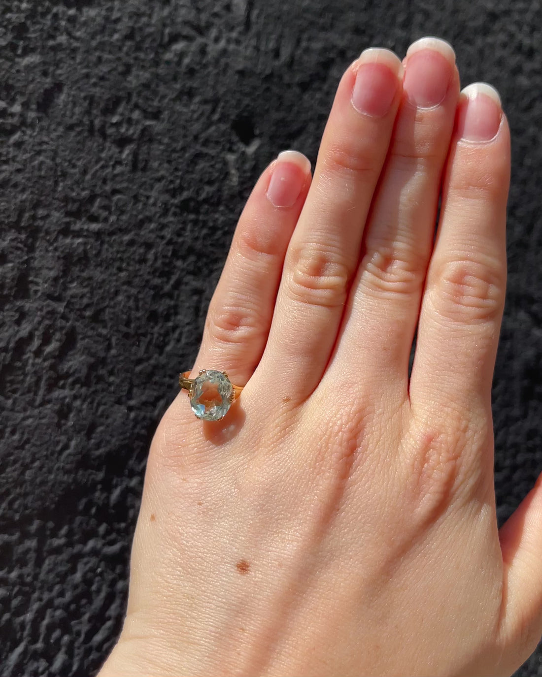 Bague Cocktail Aigue-Marine 3.50 Carats "Maéve"