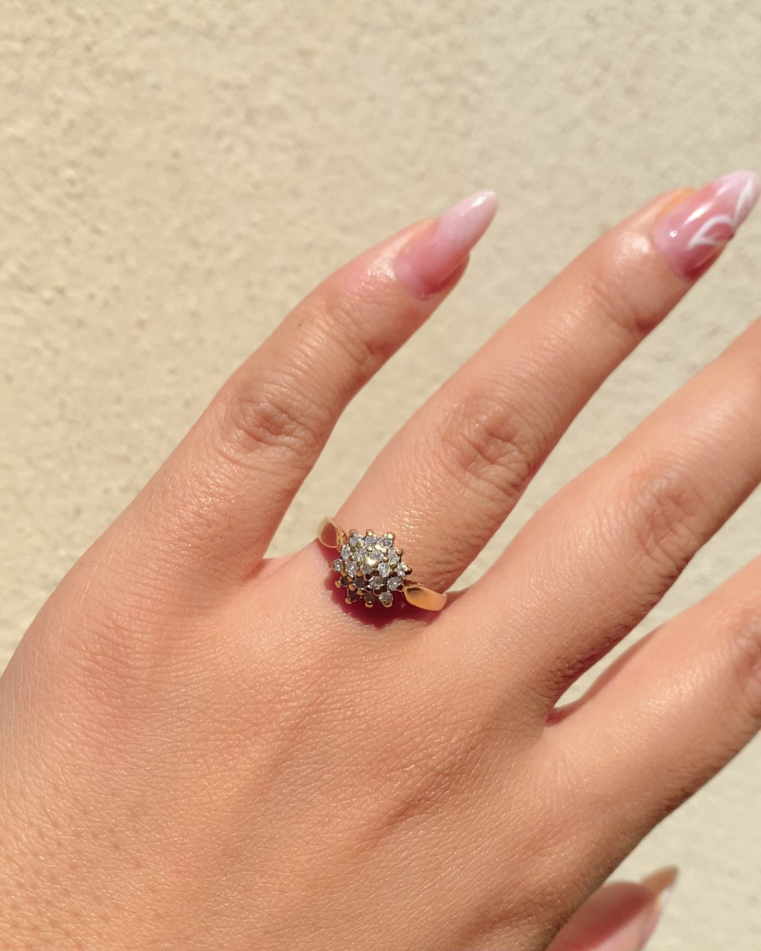 Bague Marguerite Diamants 0.38 carat “Jonquille”