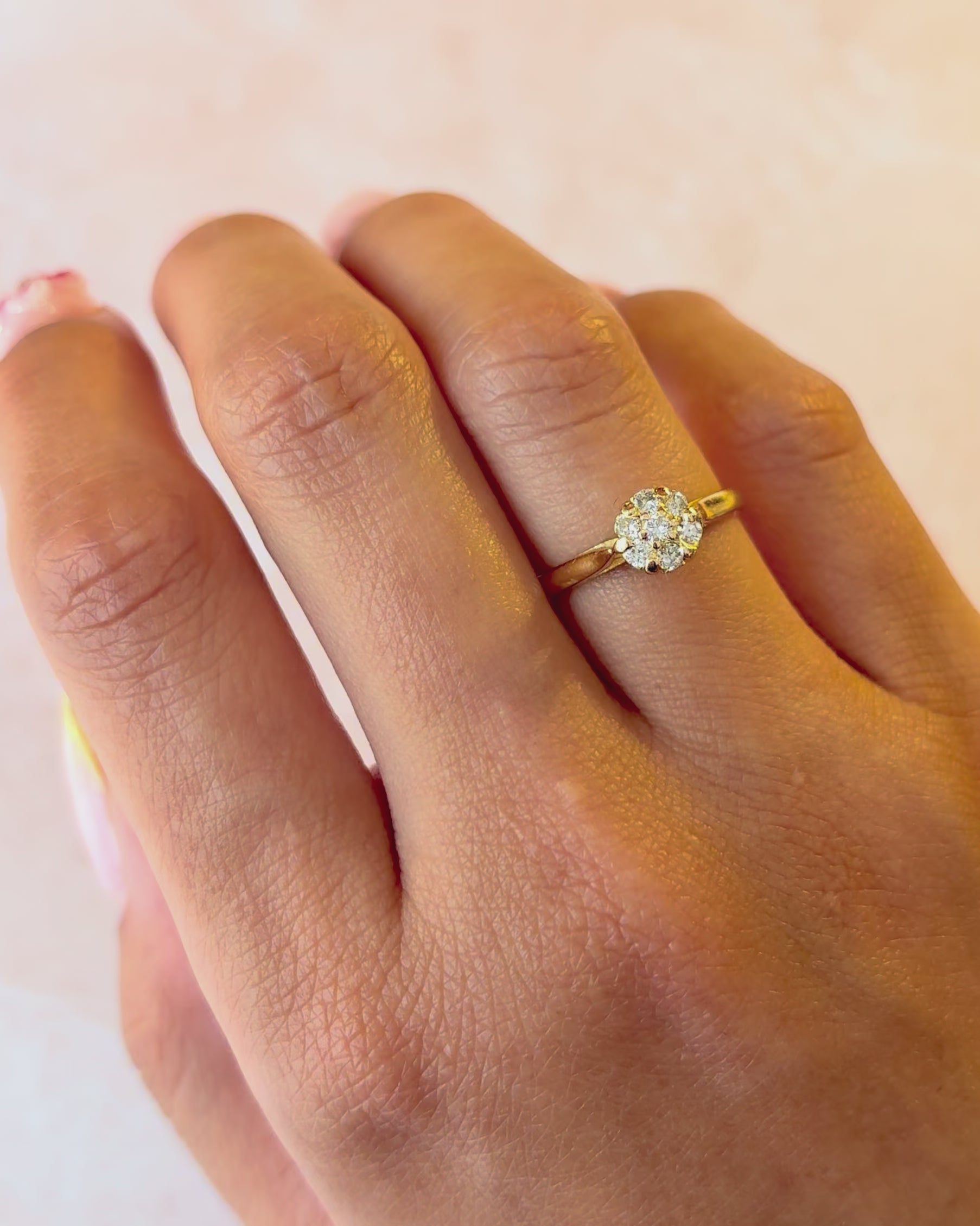 Bague Marguerite Diamants "Maritza"
