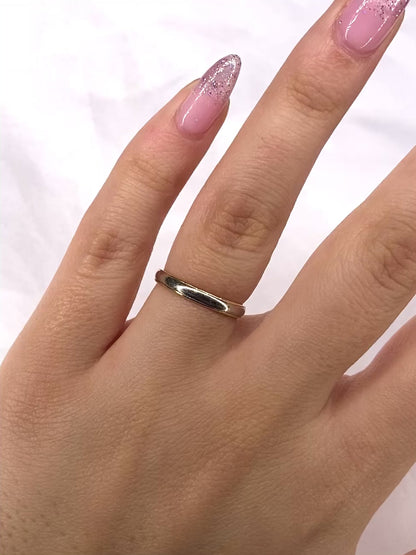 Yellow Gold &amp; Gray Gold Ring "Rachel"