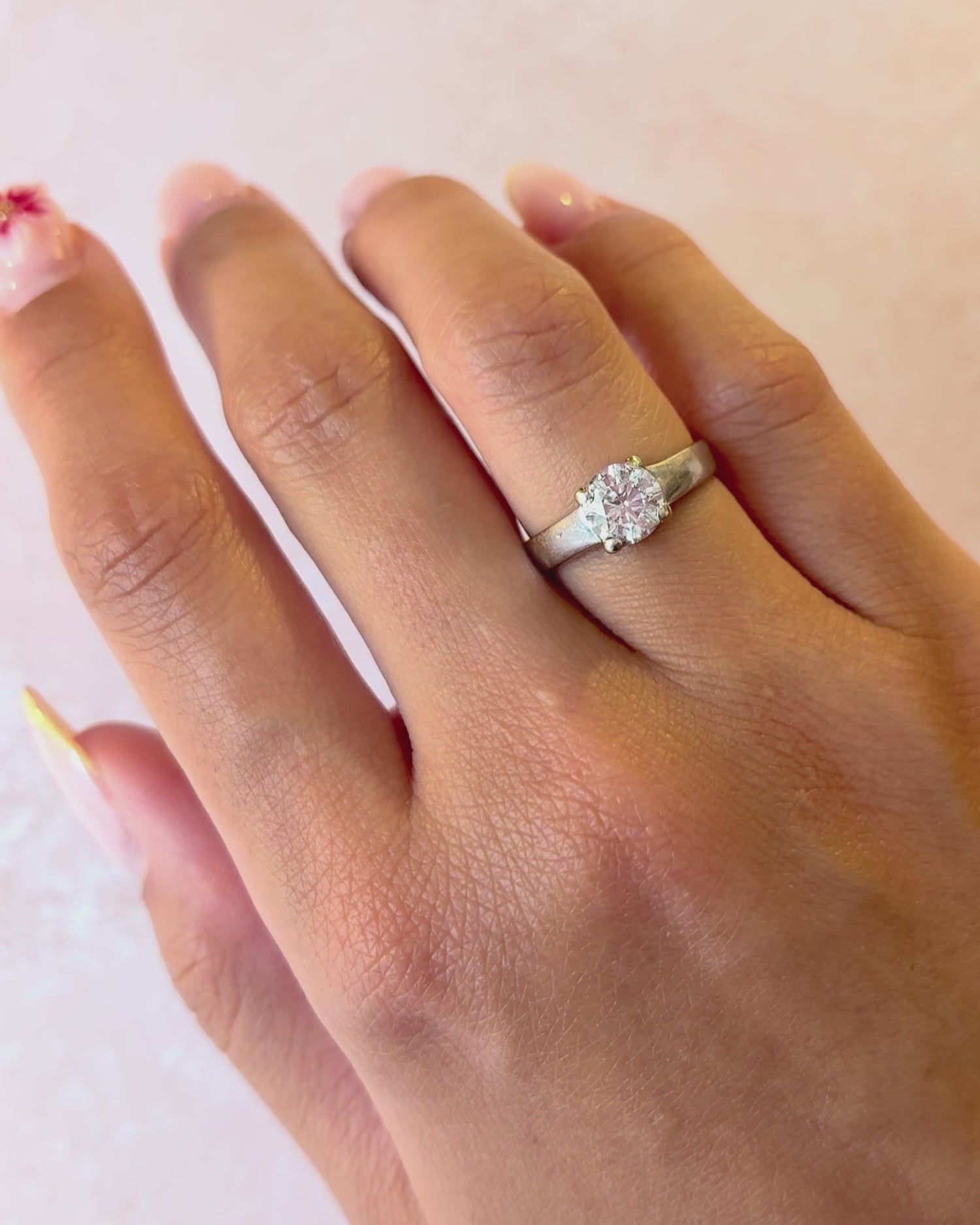 Bague Solitaire Diamant 0.96 carat "Elisabeth"