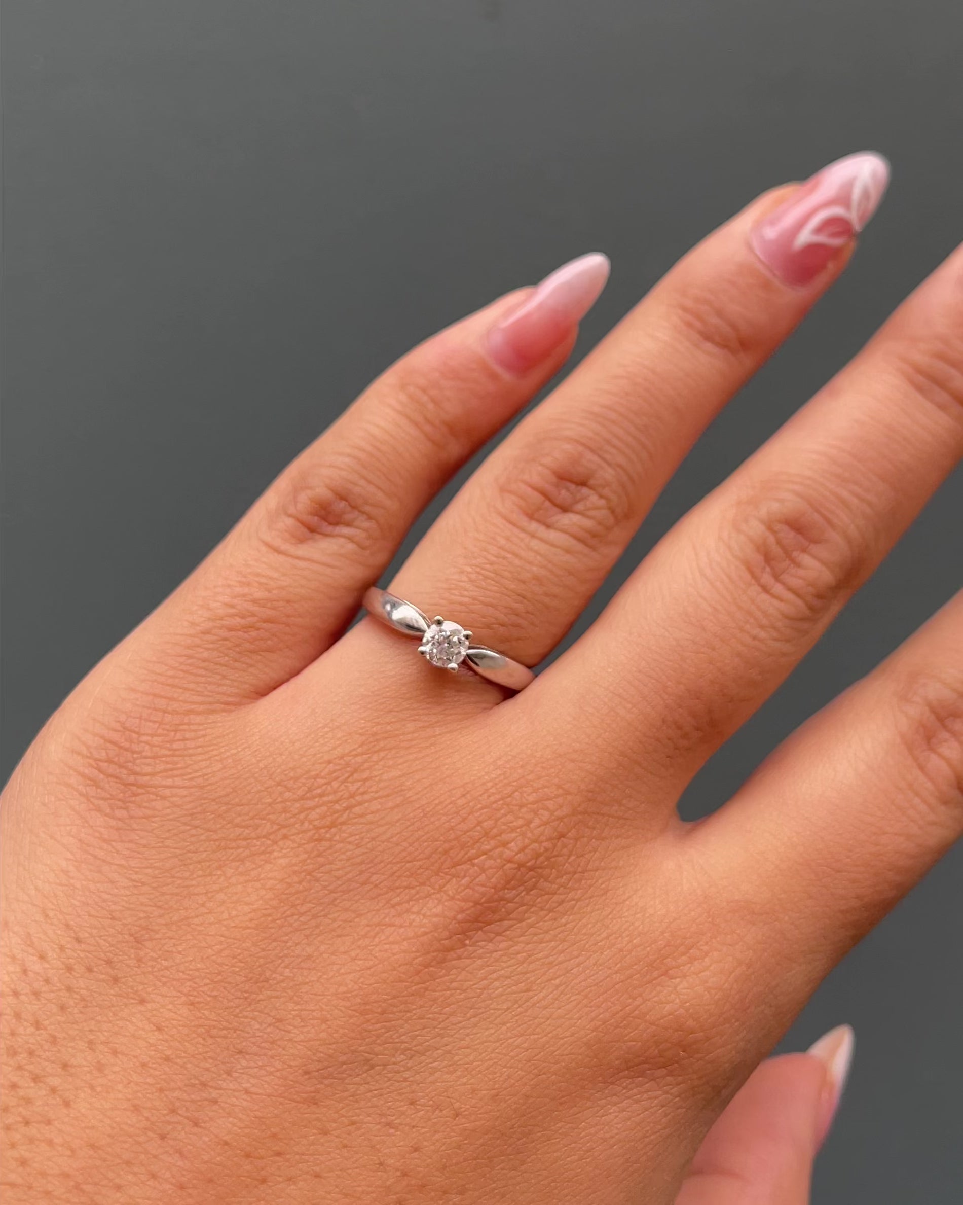 Bague Solitaire Diamant 0.30 carat "Léonie"