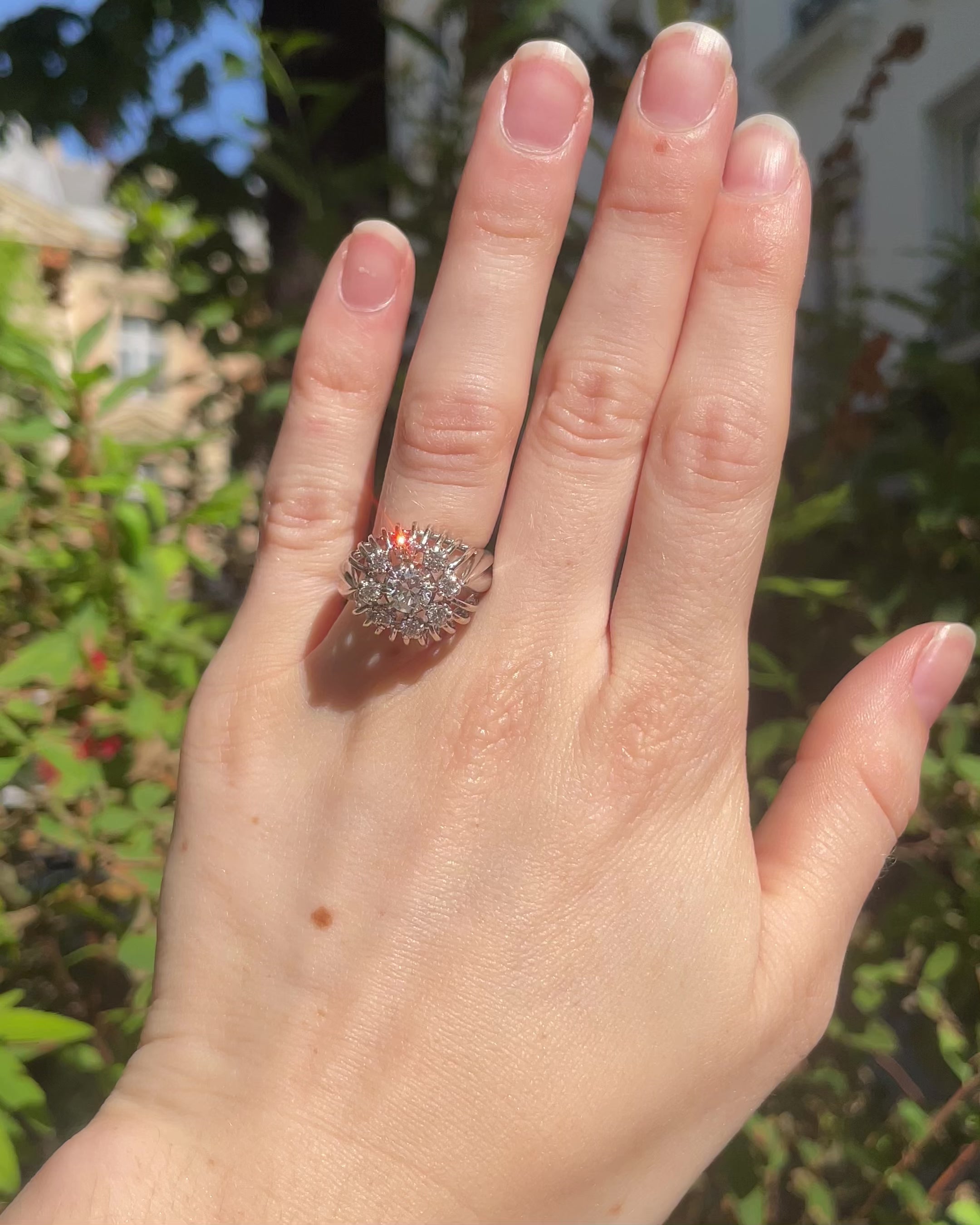Anillo Domo Diamantes 1.05 quilates "Estelle"