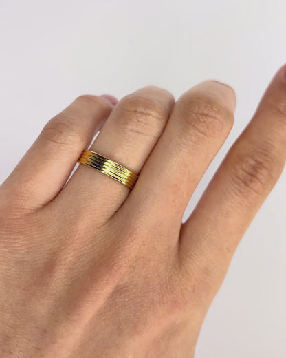 Bague Jonc Or Jaune 18 carats "Chloé"