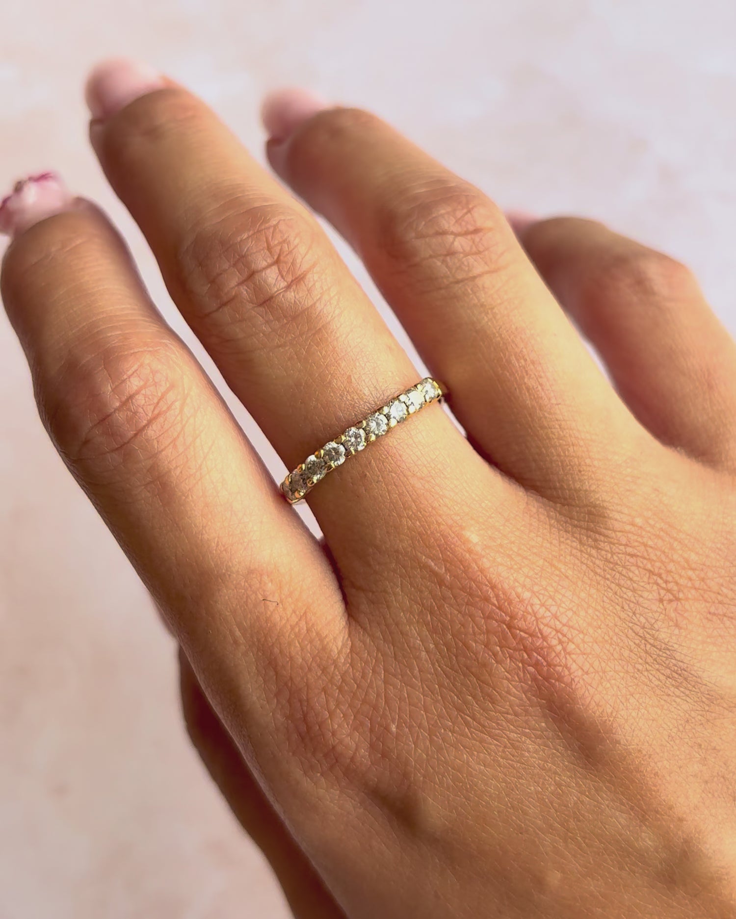 Demi-Alliance Diamants 0.54 carat "Fiona"
