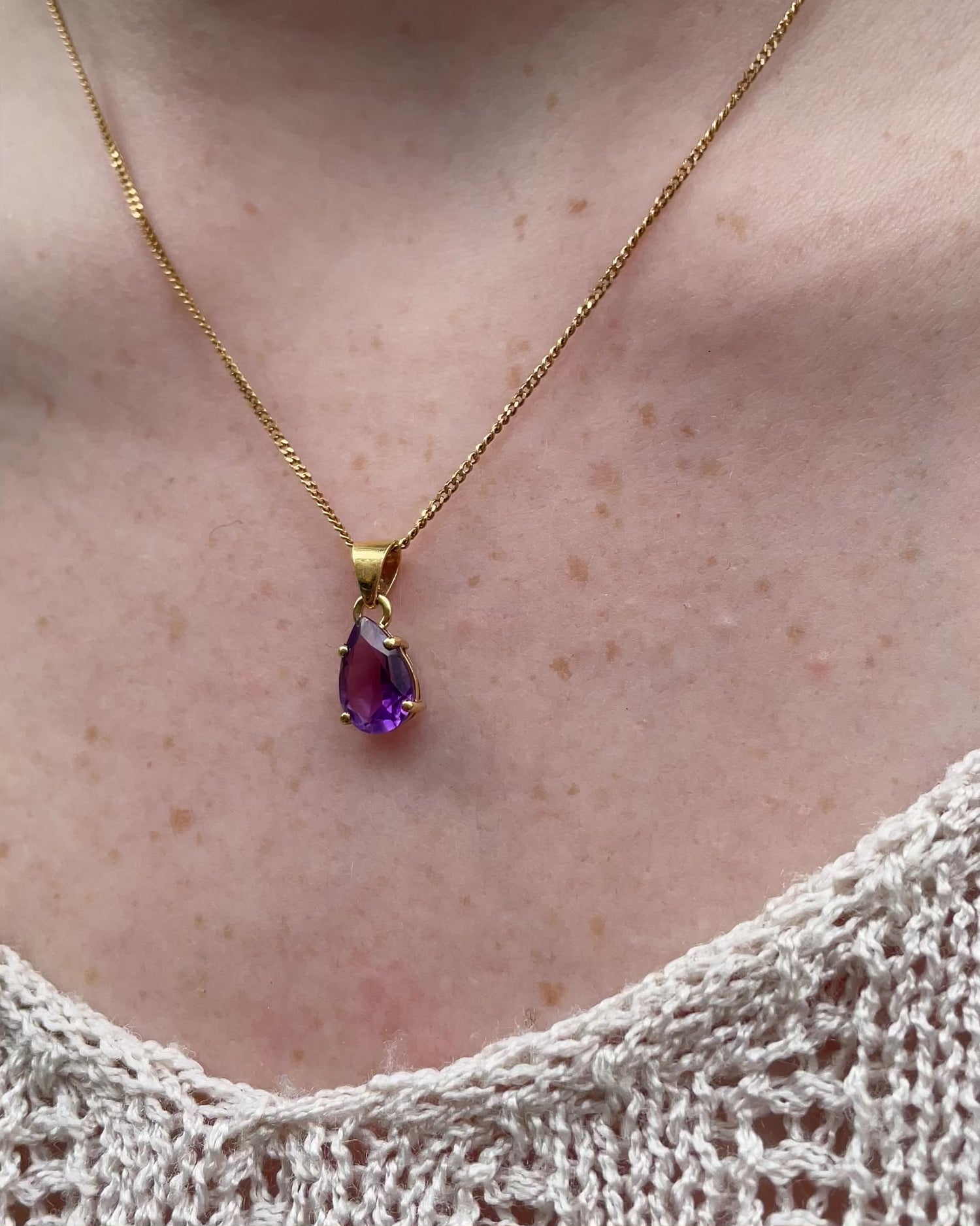 Pendentif Améthyste 1.15 carat “Anabi”
