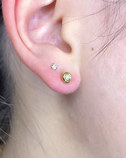 Diamond Stud Earrings "Thaïs"