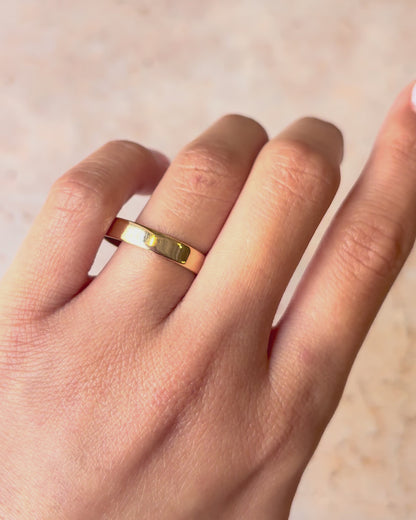 Alliance Or Jaune 18 carats 4.1 mm "Maissa"