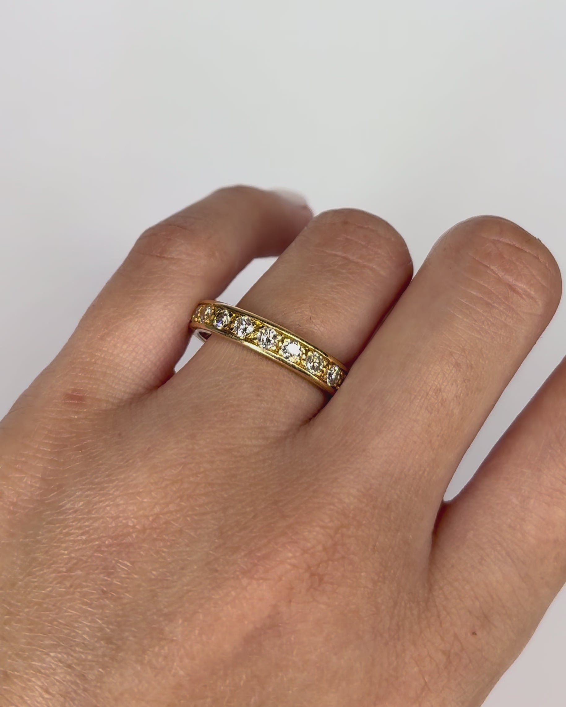 American Alliance Diamonds 1.47 carat &amp; Yellow Gold 4.61 g "Fiora"
