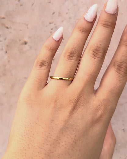 Alliance Or Jaune 18 carats 1.8 mm "Maria"
