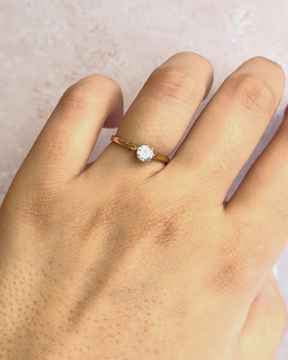 Bague Solitaire Diamant 0.25 carat "Emy"