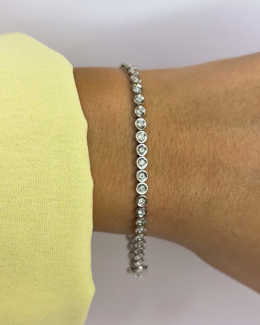 Bracelet Tennis Diamants 1 ct &quot;Naomie&quot;