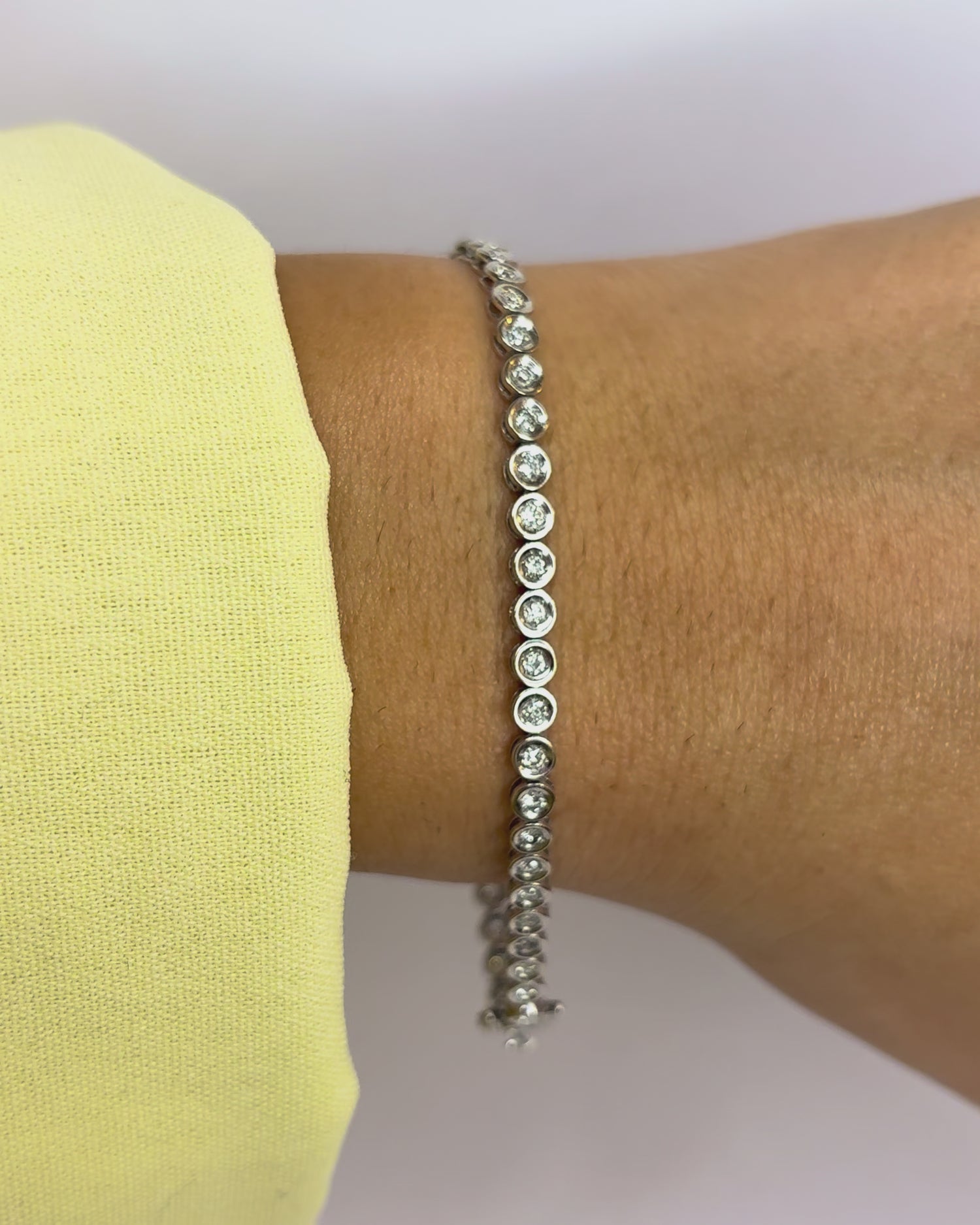 Bracelet Tennis Diamants 1 ct &quot;Naomie&quot;