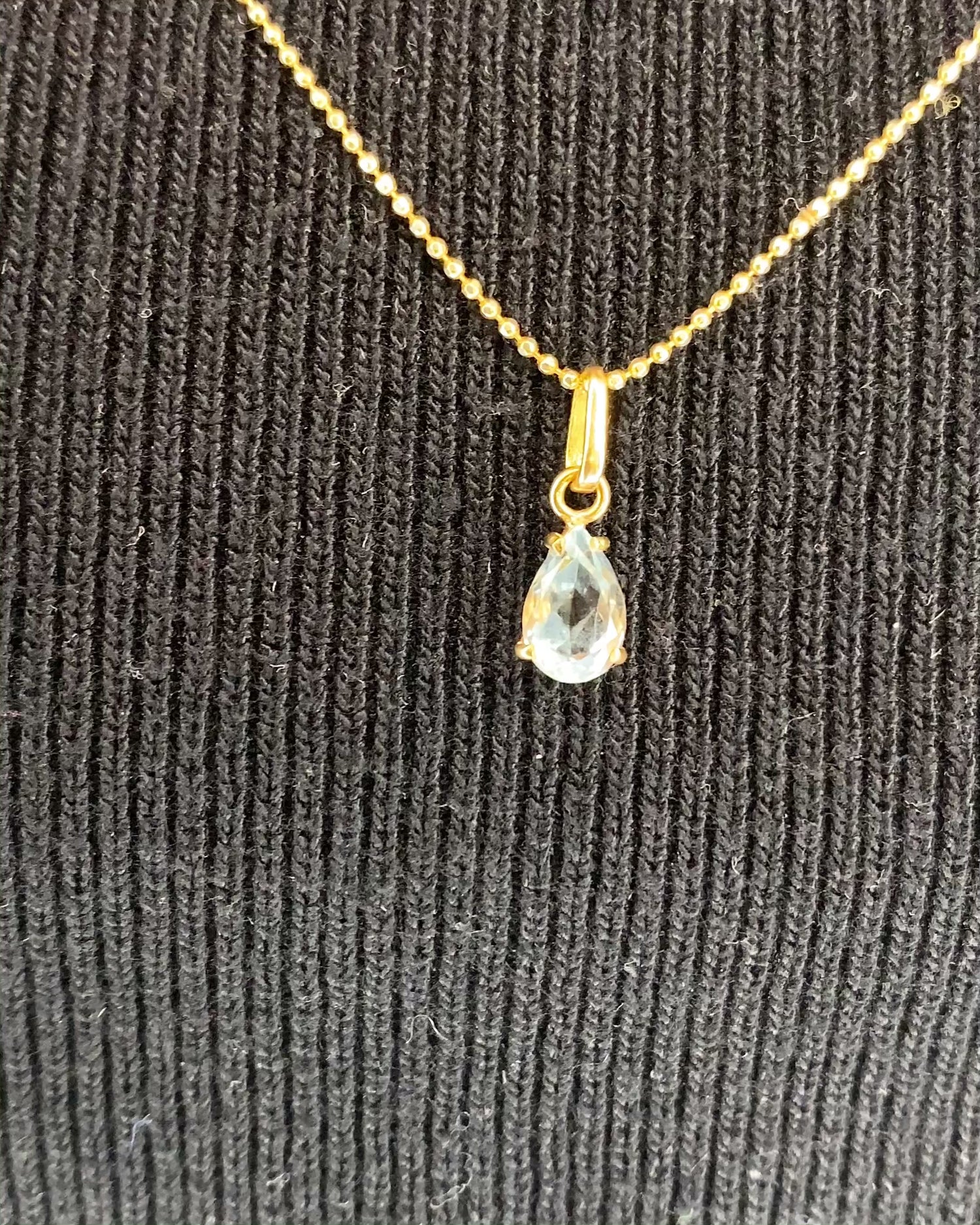 Pendentif Aigue-Marine 0.65 carat "Constance"