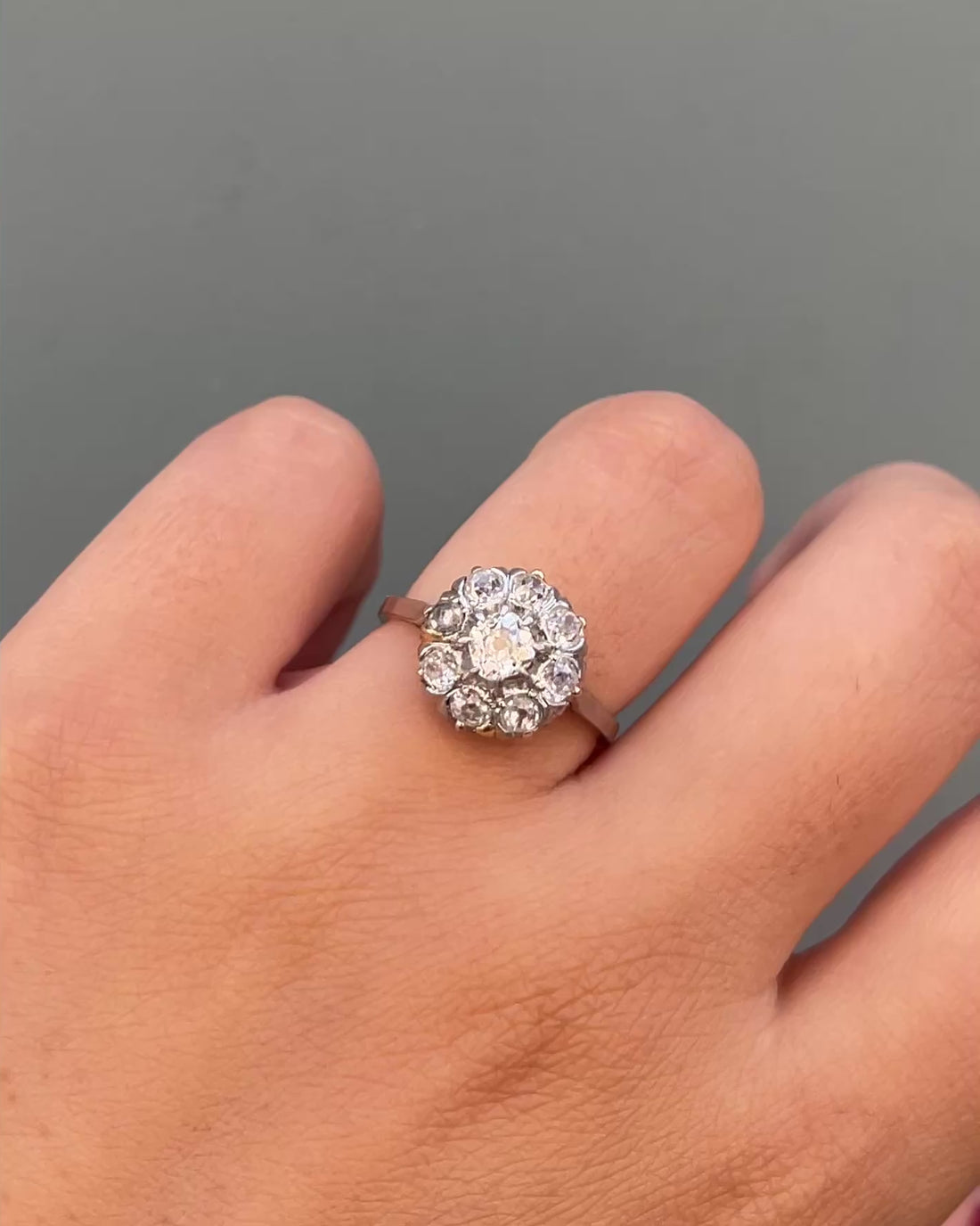 Bague Marguerite Diamants 1.09 carat "Tyla"