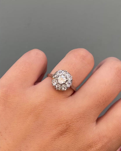 Bague Marguerite Diamants 1.09 carat &quot;Tyla&quot;