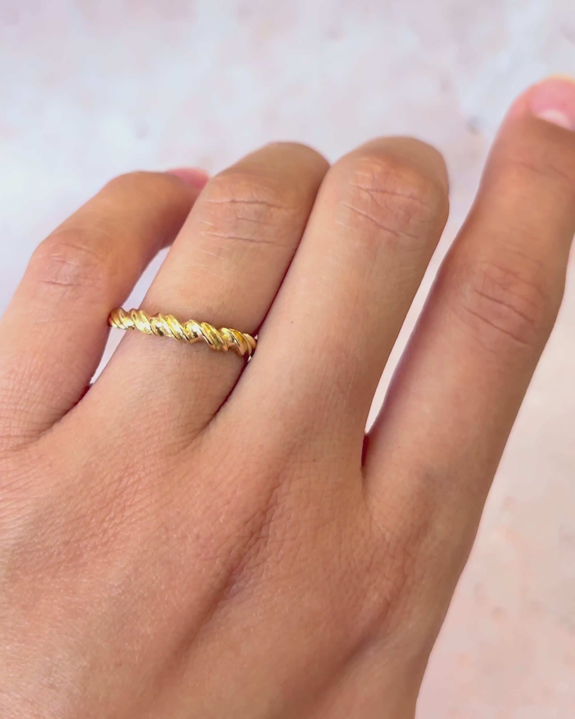 Alliance Jonc Or Jaune 18 carats 3 mm "Jonas"